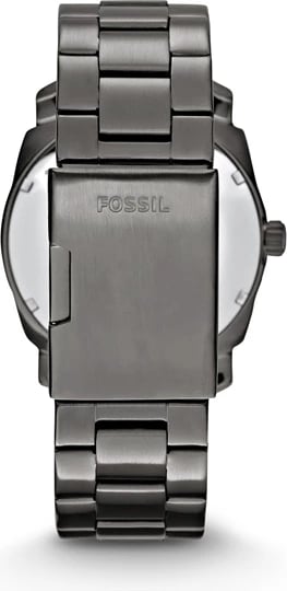 Orë dore FOSSIL MACHINE për meshkuj, gri e errët