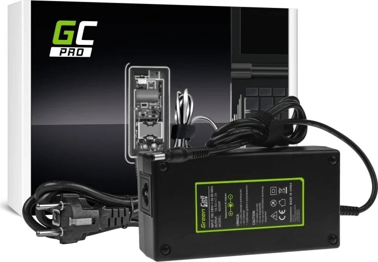 Adapter Green Cell AD56P, 150 W, për ASUS, i zi