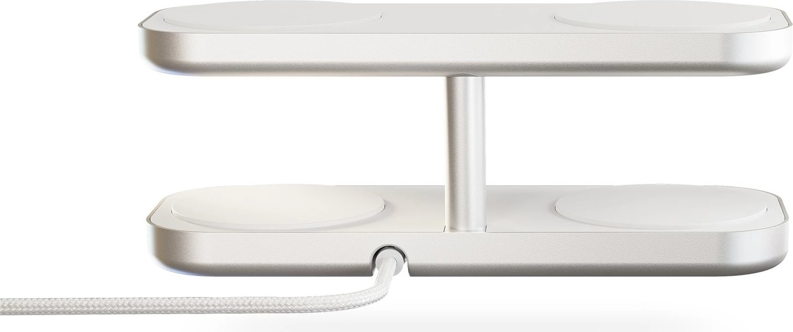 Karikues wireless ZENS ZEQC01W/00, 65 W, për celular, kufje, smartwatch, i bardhë