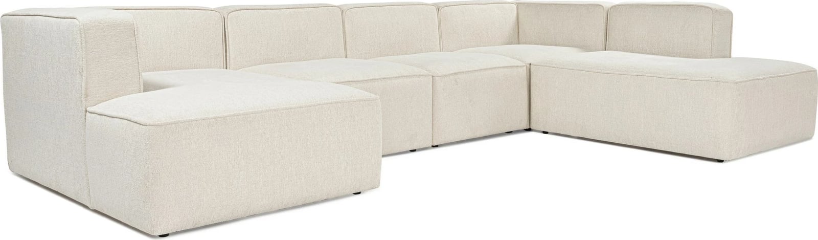 Këndore Atelier del Sofa More M (M5-M1-M1-M2-M3), krem