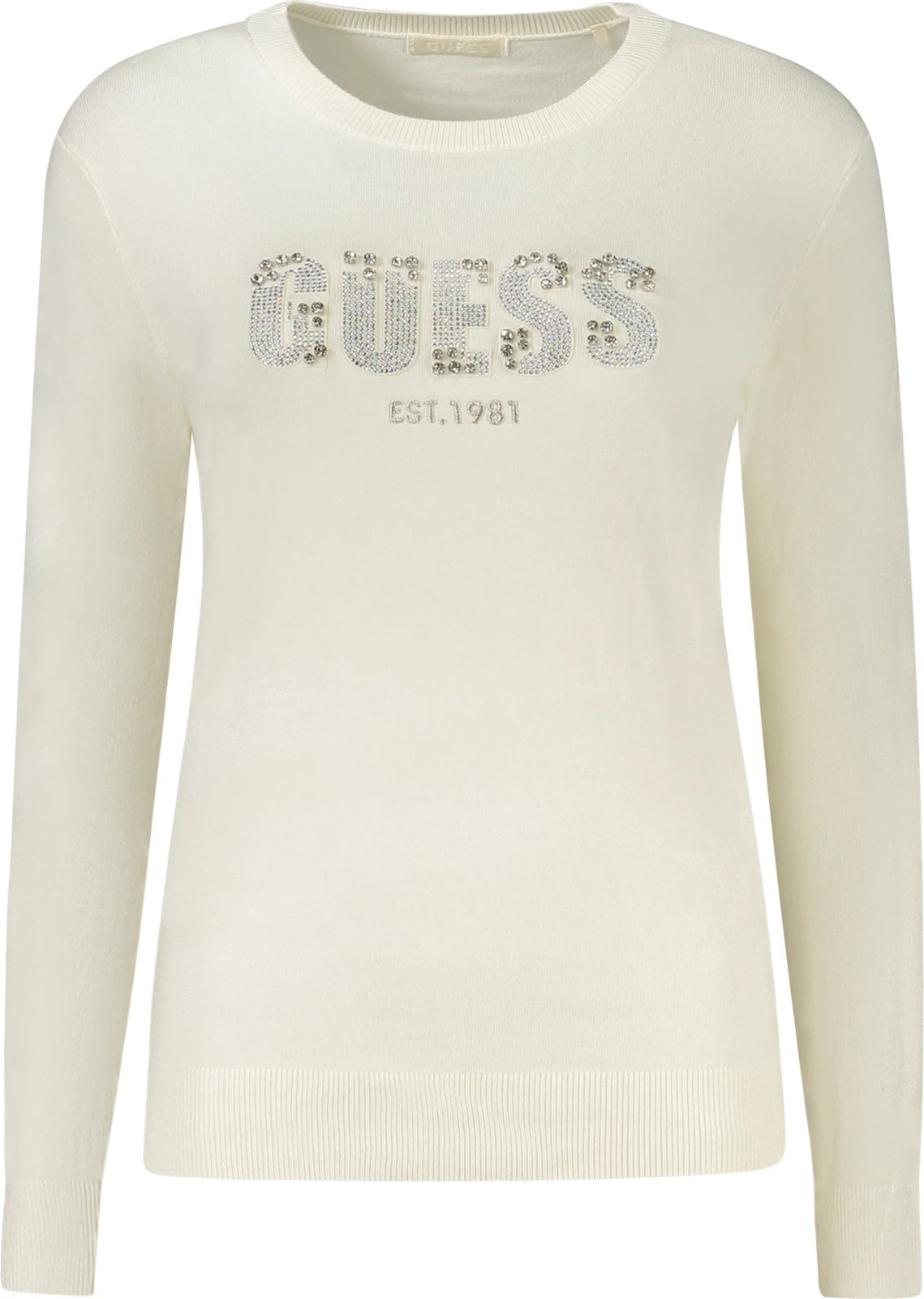 Xhemper GUESS JEANS femra, të bardhë