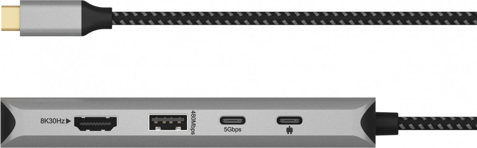 Stacion dokimi IcyBox IB-DK4061-CPD 12-në-1, 2xHDMI, PD 100W, antracit