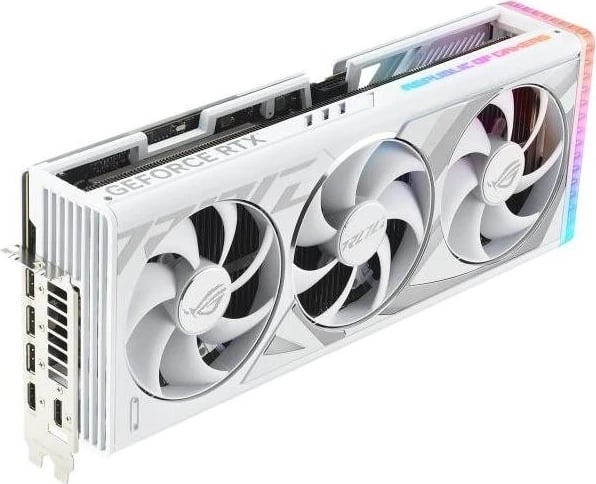 Kartelë grafike ASUS GeForce RTX 4080 SUPER ROG STRIX OC WHITE 16GB DLSS 3 Kartelë grafike ASUS GeForce RTX 4080 SUPER ROG STRIX OC WHITE 16GB DLSS 3