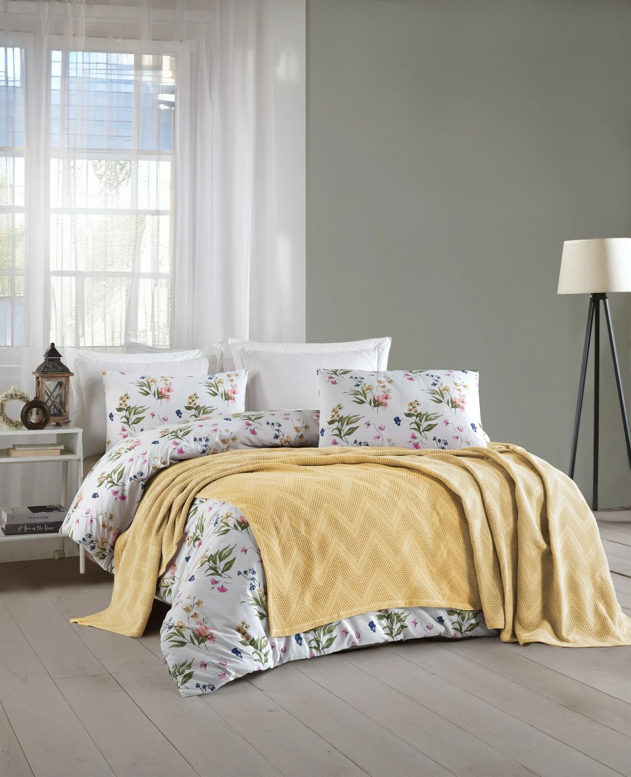 Set piké dopio, Zigzag, ngjyrë e verdhë