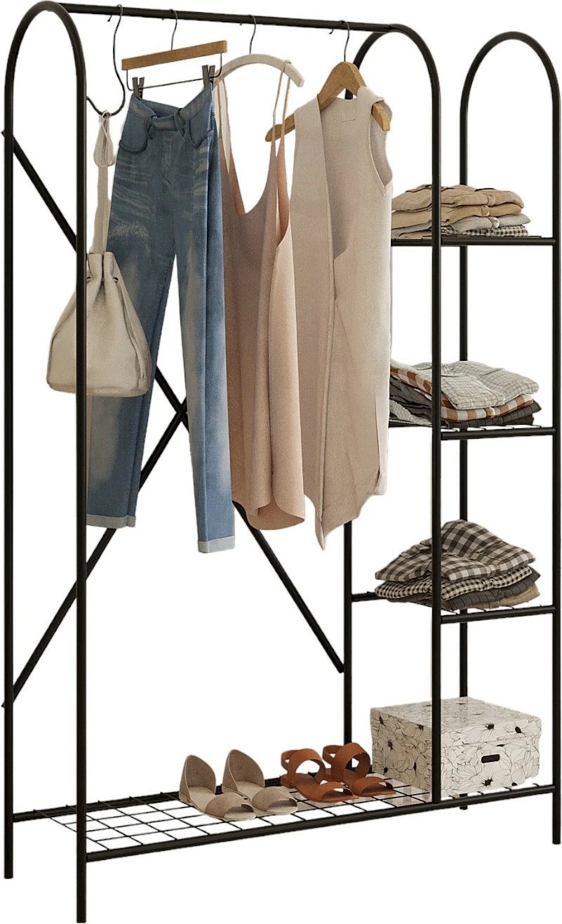 Stendë për korridor Hanah Home, Peter, ngjyrë e zezë