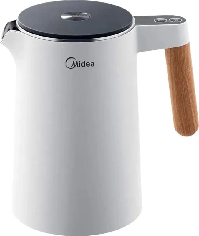 Çajnik elektrik Midea MK-HE1533, 1.5L, bardhë