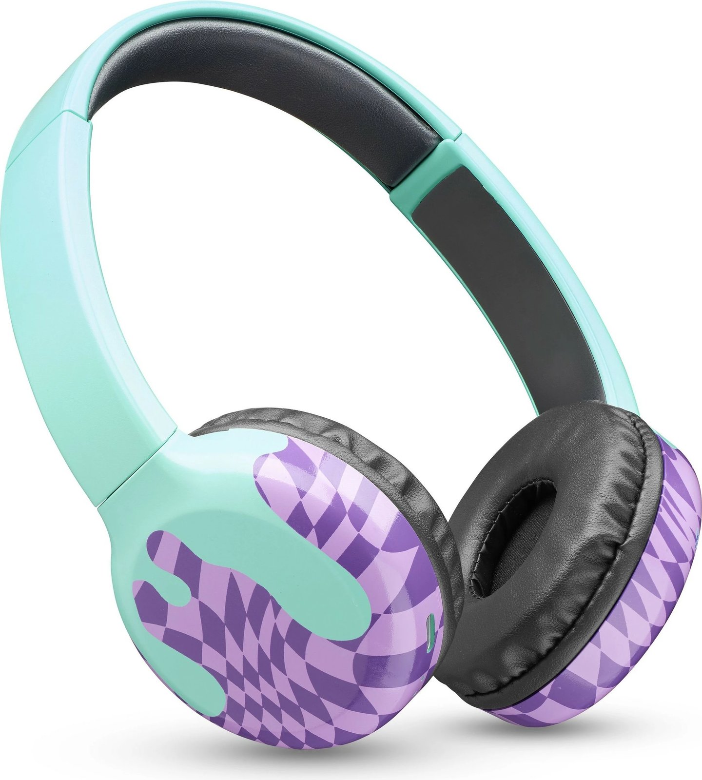 Kufje wireless Cellular Line Music Sound, model 8018080486661, për thirrje/muzikë, 280g, ngjyrë e gjelbër
