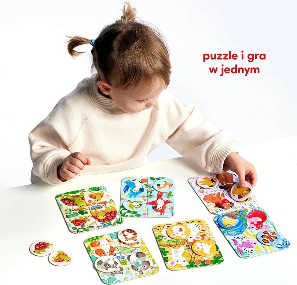 Puzzle CzuCzu Mouse and Friends, 24 pjesë, për fëmijë 2+ vjeç, shumëngjyrëshe