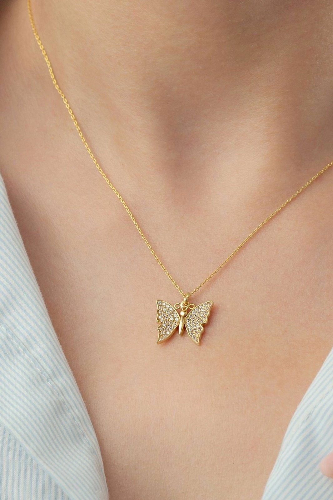 Vathë argjendi me flutur, ngjyrë ari, Jumeon, 688913