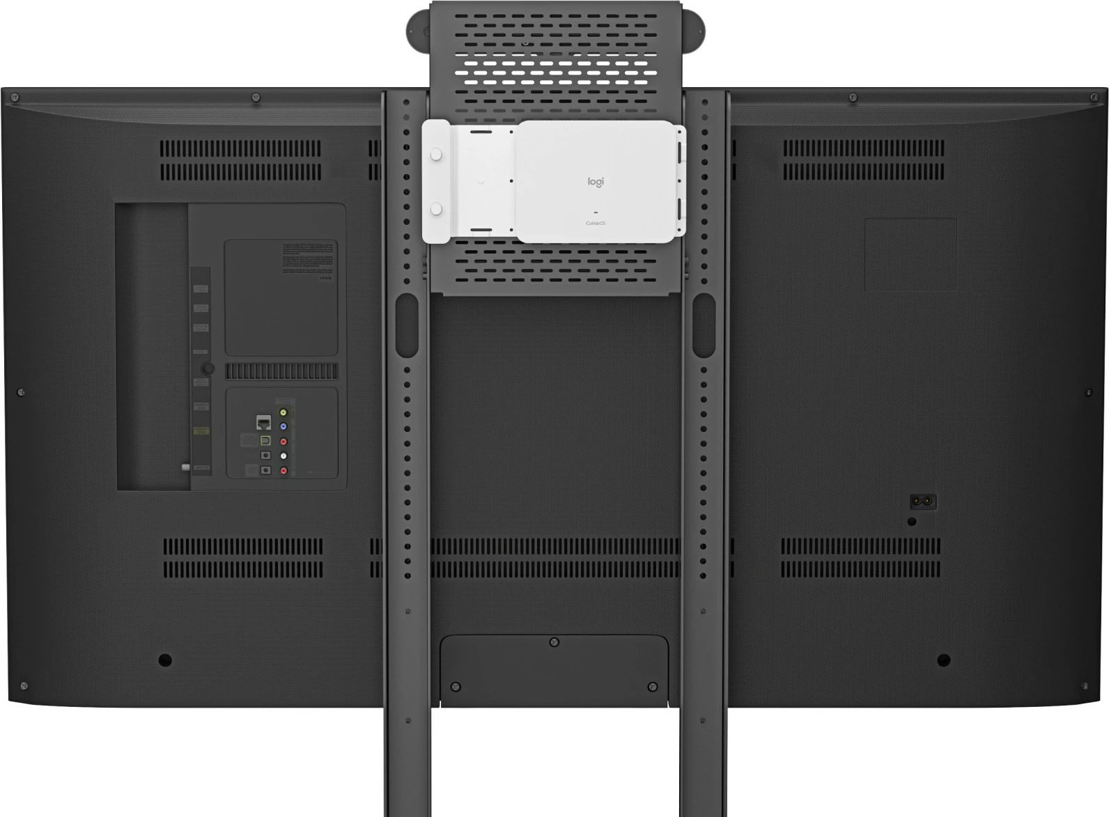 Mbajtës kompjuteri Logitech, Monitor stand-mounted CPU holder, USFF, 75 x 75,100 x 100 mm, Bardhë