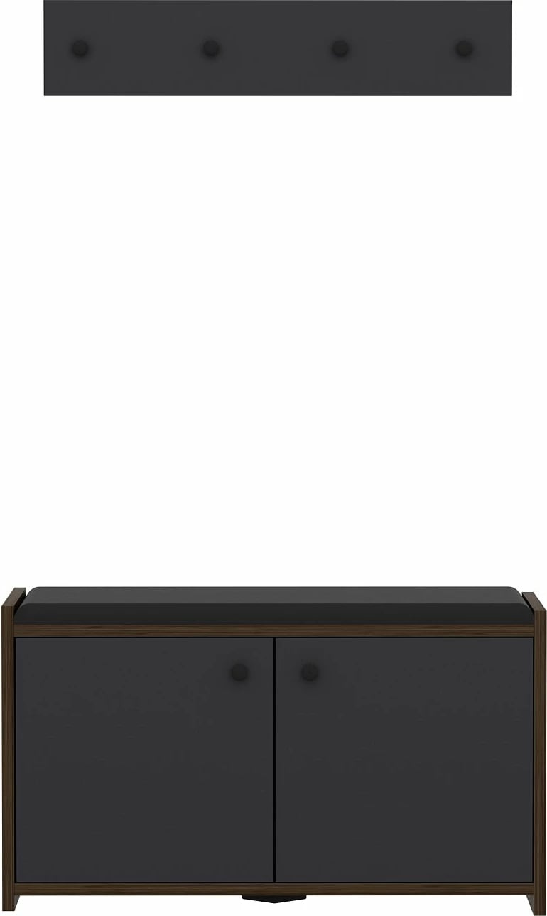 Dollap këpucësh Hanah Home, Zen, antracit