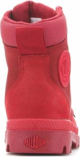 Çizme Palladium për femra, të kuqe