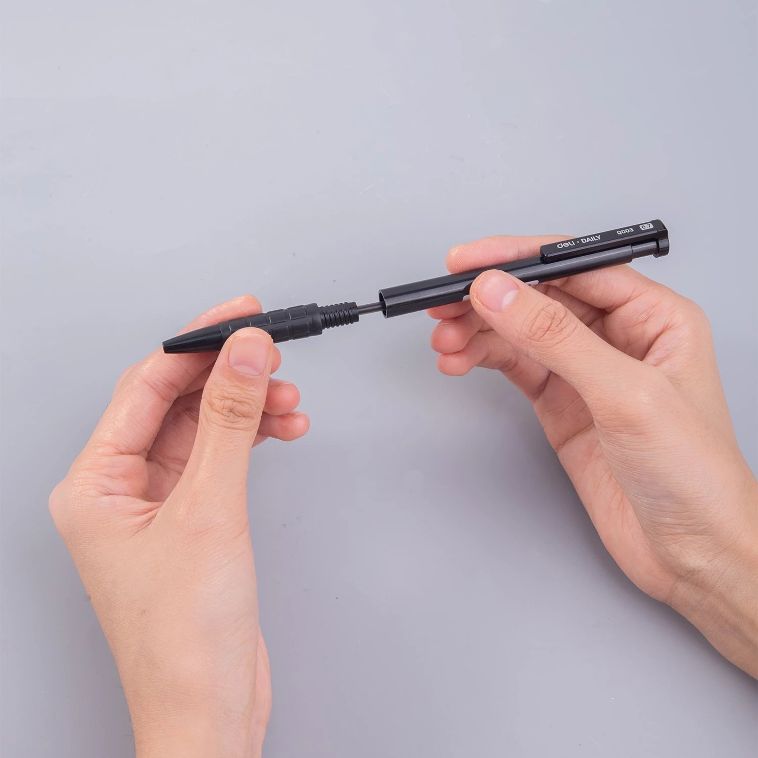 DELI KIMIK BALLPOINT Q00320 BLACK 0.7 1/12