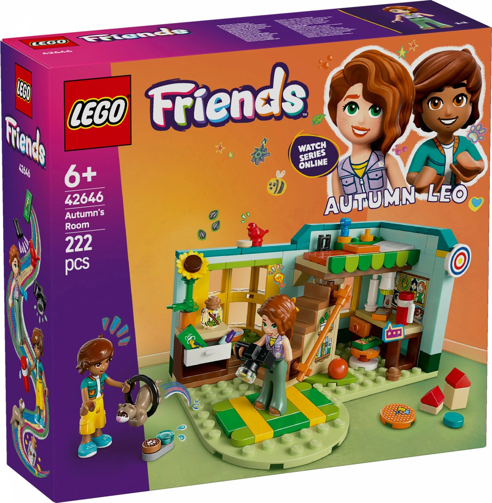 Set ndërtimi LEGO Friends 42646 Autumn's Room, 222 pjesë, multikolor
