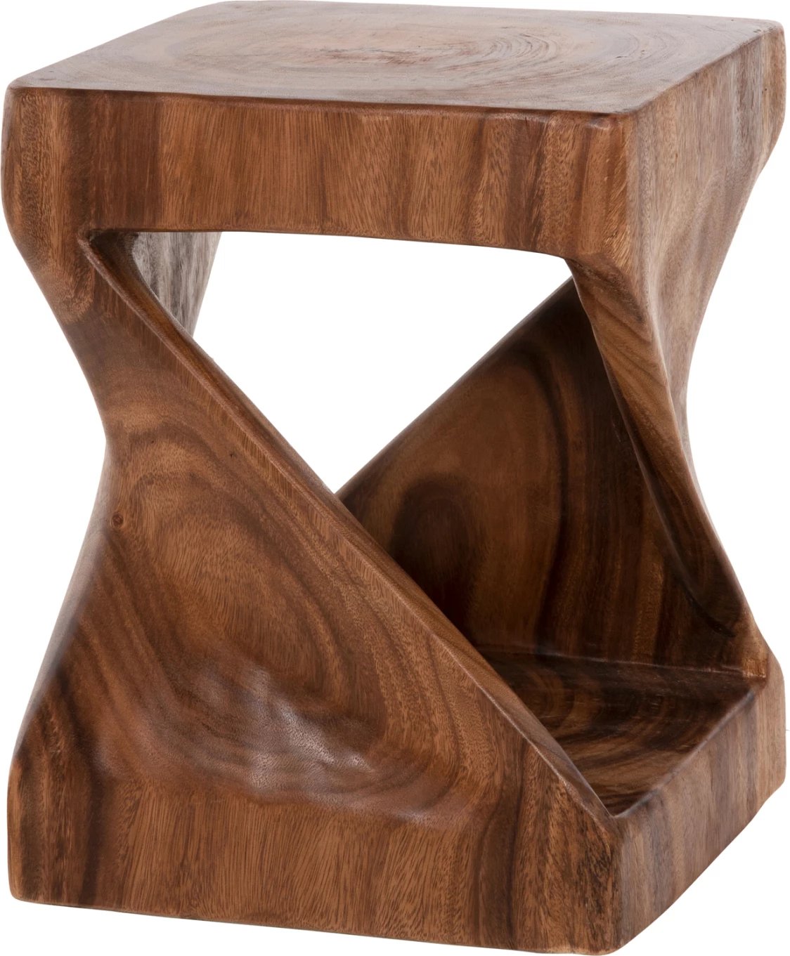 Karrige për bar GEBO FH9754, dru suar, ngjyrë arre, 35x35x46.5 cm