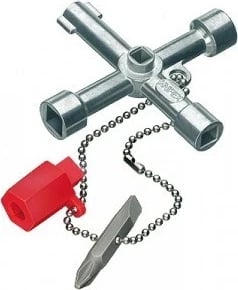 Çelës multifunksional KNIPEX për kabinete kontrolli