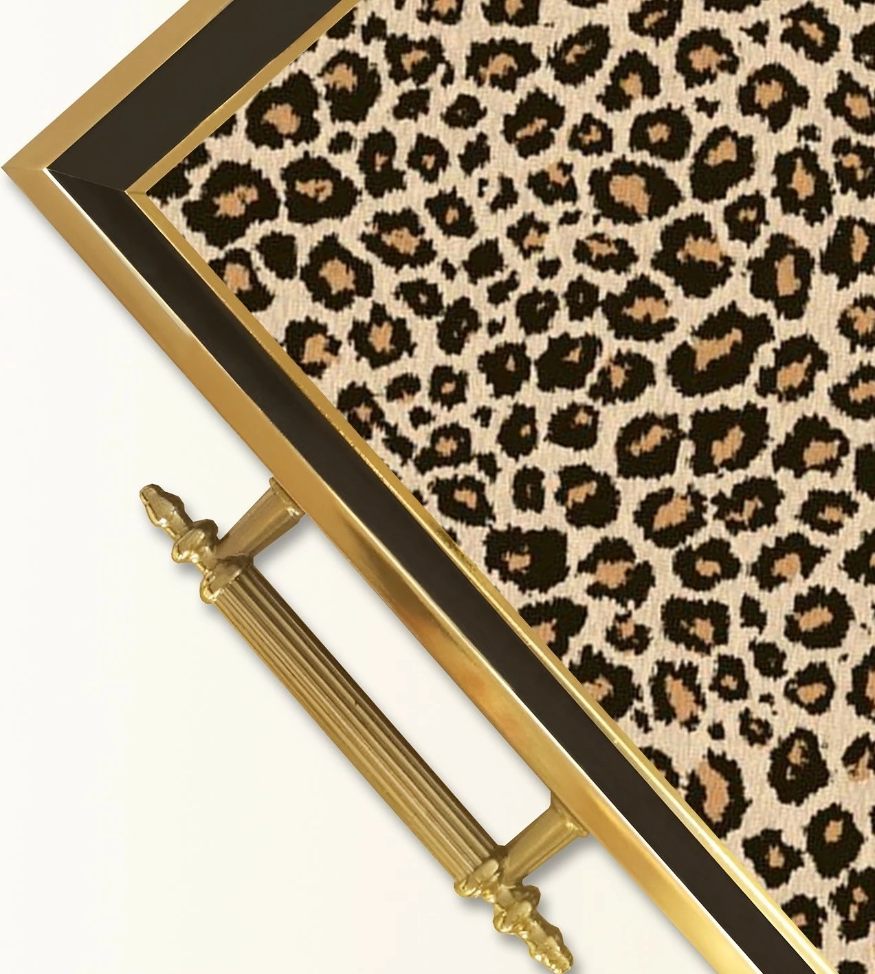 Tabaka xhami me dizajn leopard, shumëngjyrëshe, TPA9821 Tabaka xhami me dizajn leopard, shumëngjyrëshe, TPA9821