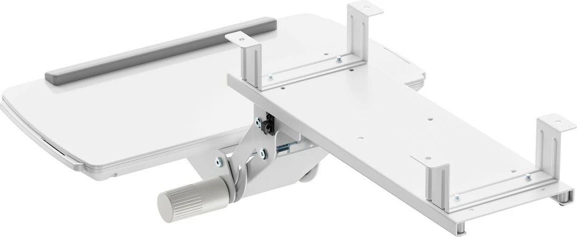 Mbajtës tastiere Maclean MC-156 W, nën tavolinë, i bardhë