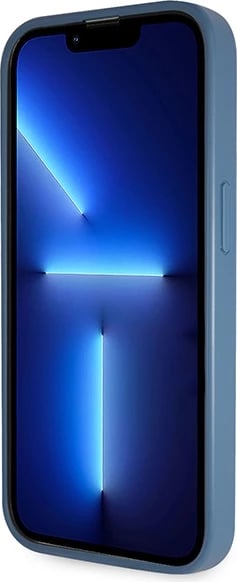 Mbështjellës Guess GUHCP14LP4TDSCPB për iPhone 14 Pro 6.1", hardcase, Crossbody 4G Metal Logo, Blu