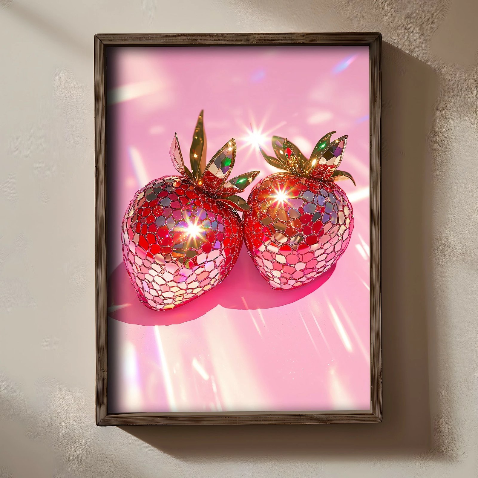 Pikturë dekorative me kornizë MDF, Wallity, TUN030-XL, shumëngjyrëshe, 50x70x3.5cm