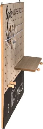 Pllakë njoftimi OUT OF THE BLUE me raft dhe tabelë, H48x36x1cm