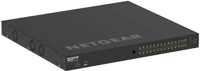 Switch i menaxhuar Netgear GSM4230PX-100EUS, 24x1G PoE+, 2x1G, 4xSFP+, rack, i zi