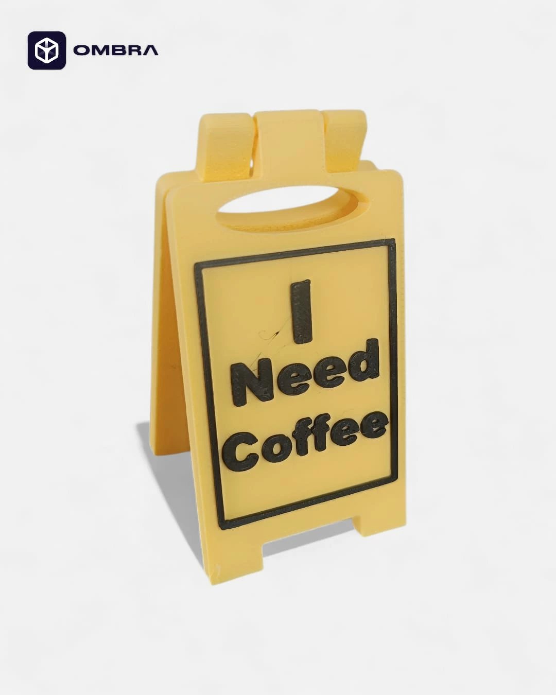 Tabelë “I Need Coffee” - verdhe
