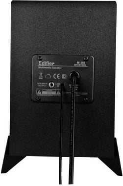 Sistem zëri Edifier M1360 2.1, 8.5W, për PC, dru, i zi