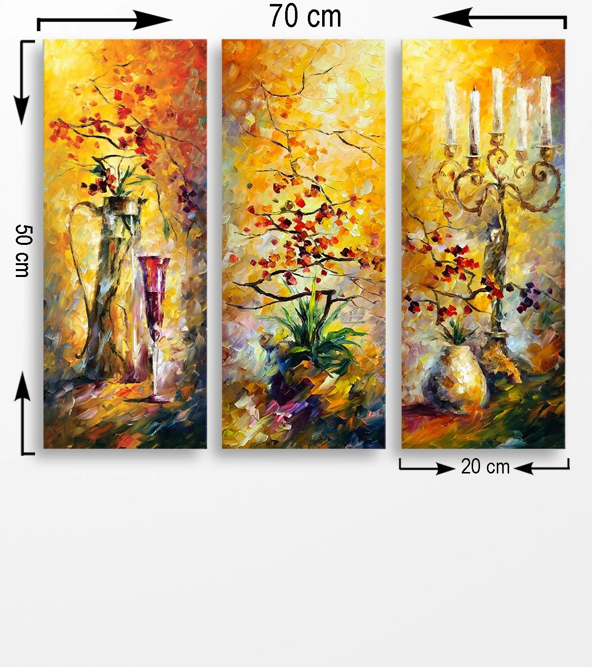 Pikturë dekorative MDF (3 pjesë), Wallity, MDF0057