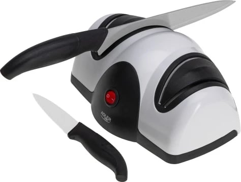 Mprehës elektrik thikash, Adler AD 4518, 2 faza, 40 W, prizë tip C, bardhë/zi