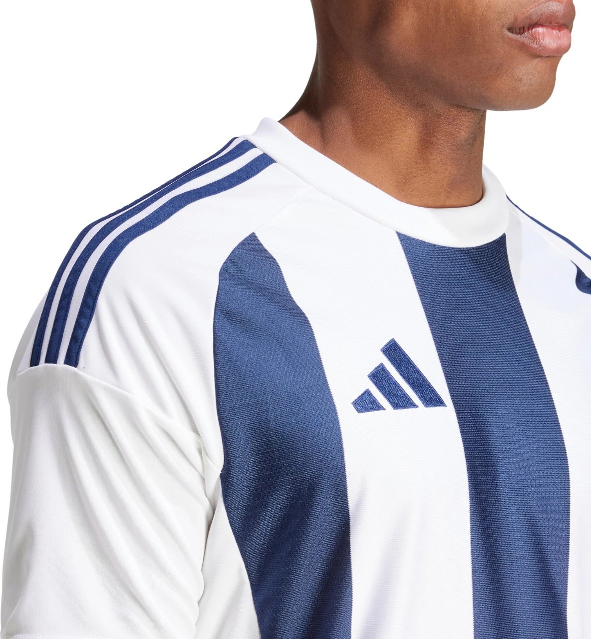 Maicë futbolli për meshkuj adidas, e bardhë-kaltër