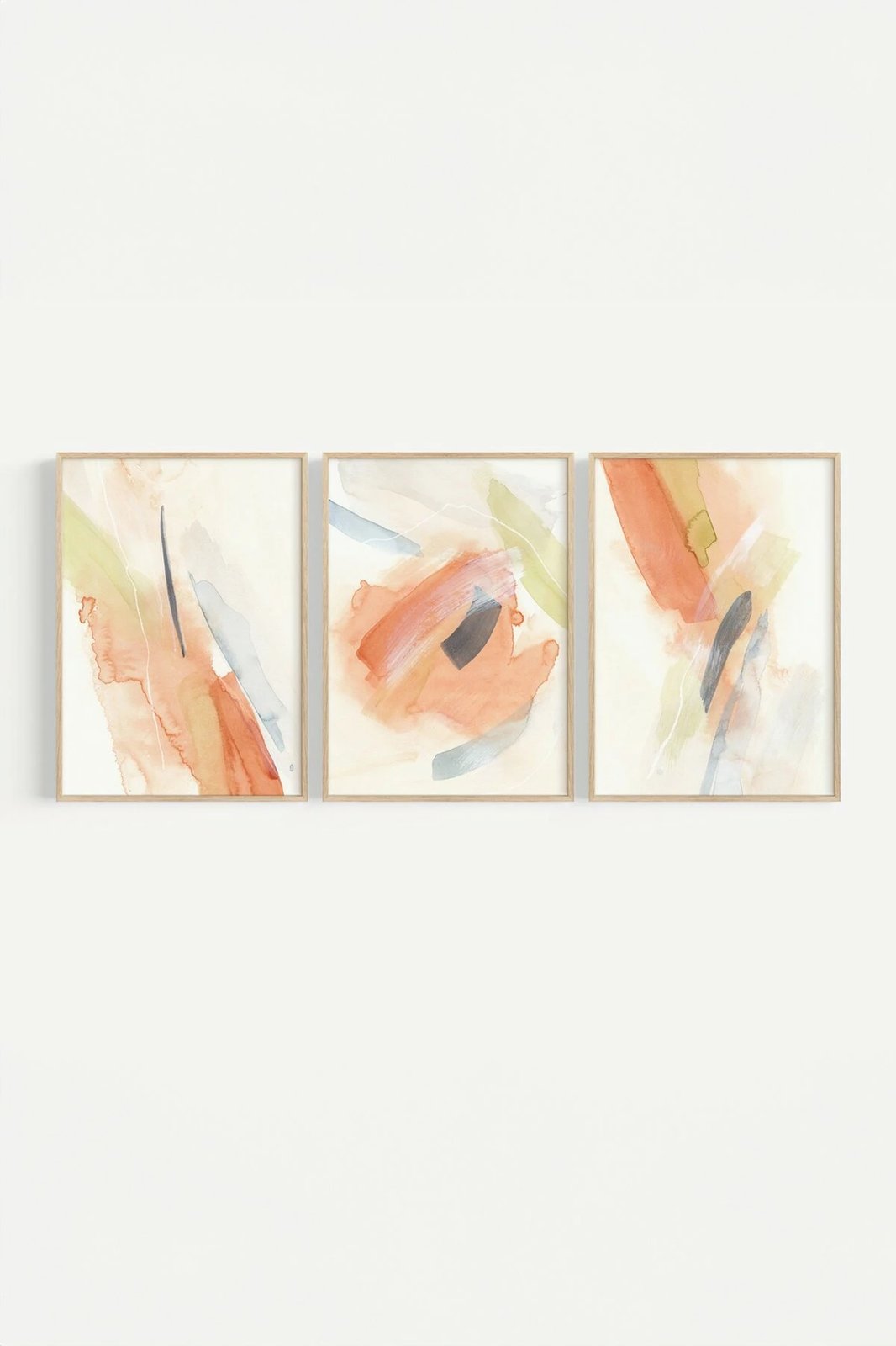 Pikturë dekorative me kornizë (3 copë), Wallity, Artsycllct36