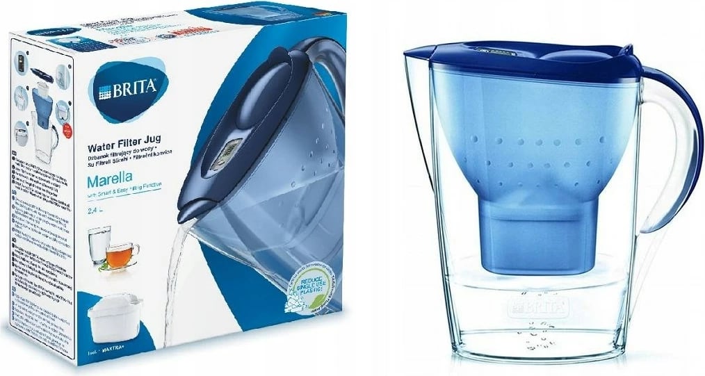 Ibrik filtri për ujë BRITA Marella me Maxtra Pro PP, 2.4L, grafit