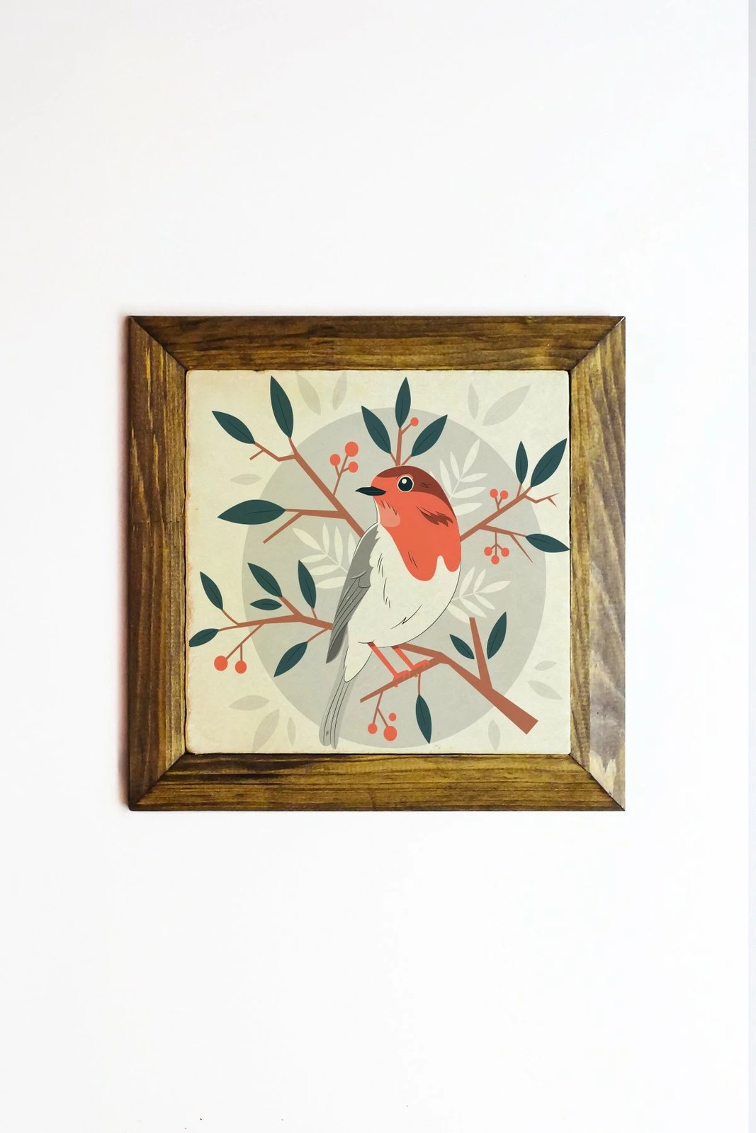 Pikturë dekorative me kornizë Wallity, Ersytastablo26 - 26, shumëngjyrëshe, 26x26cm