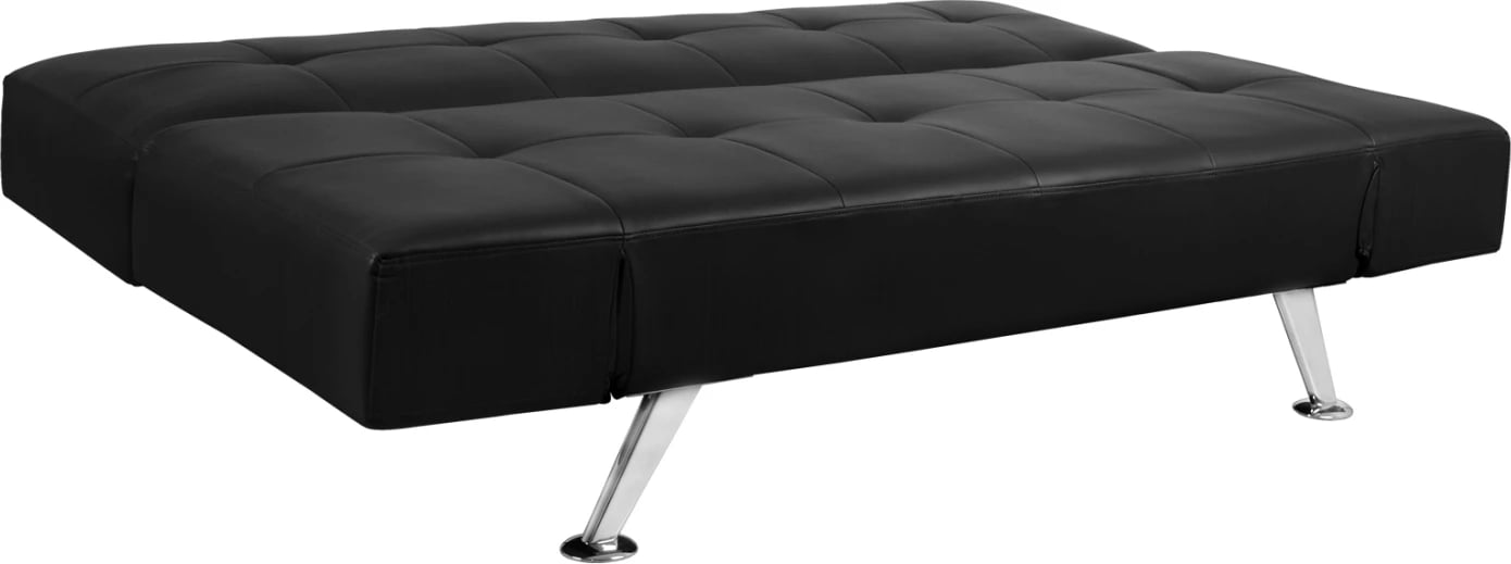 Divan/Shtrat FH3001.02 Thom me krahë të palosshëm, ngjyrë e zezë PU, 189x93x82 cm Divan/Shtrat FH3001.02 Thom me krahë të palosshëm, ngjyrë e zezë PU, 189x93x82 cm