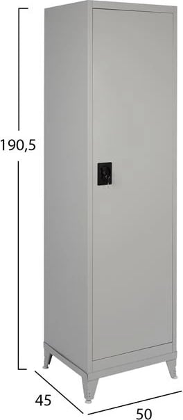 Dollap metalik 50Χ45Χ190,5 me 4 rafte 1 derë & këmbë FH10325