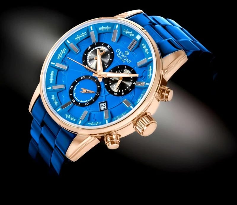 Orë dore për meshkuj Giewont, blu