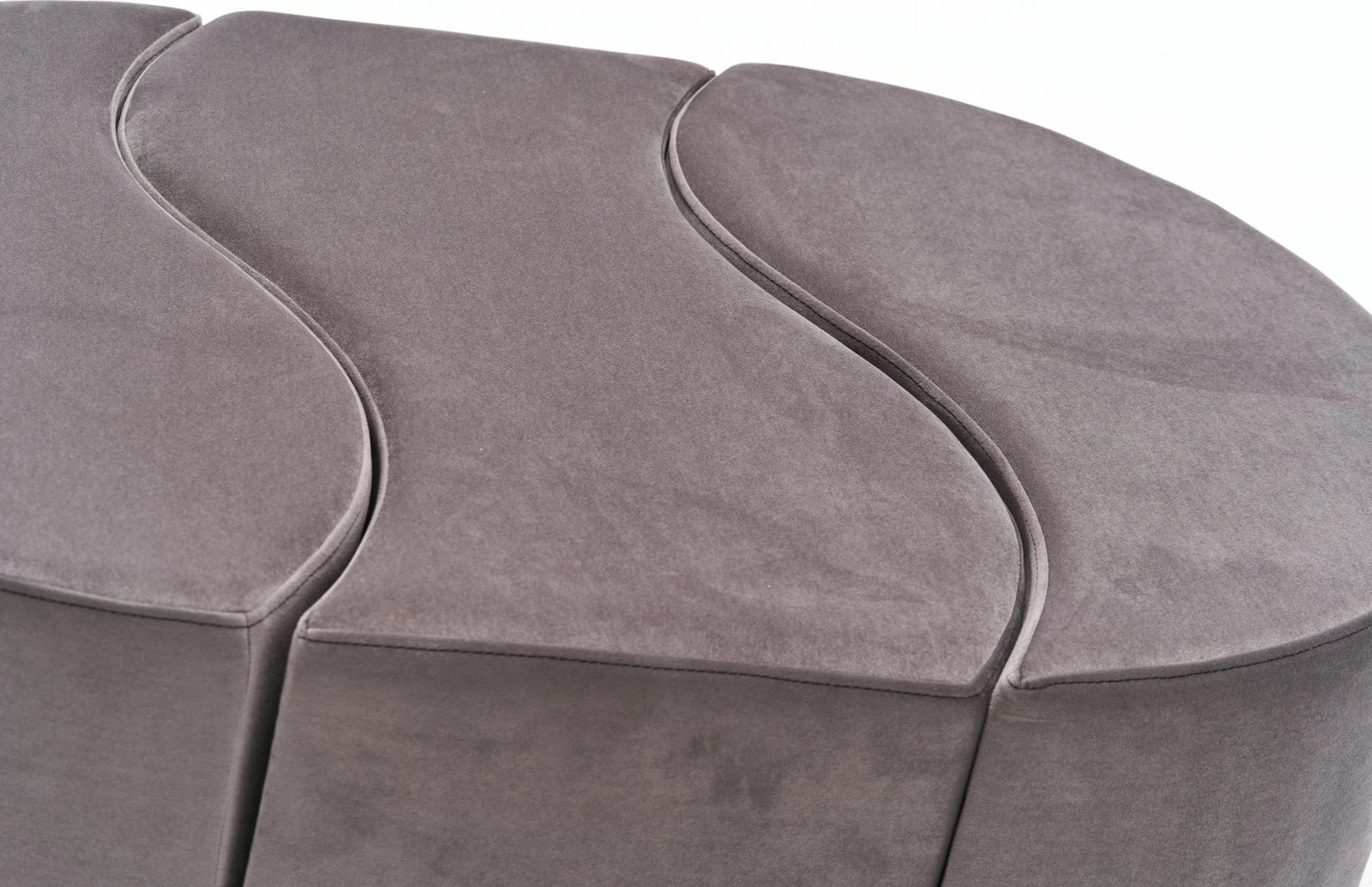 Puf Atelier del Sofa Alya, kadife, ngjyrë mink