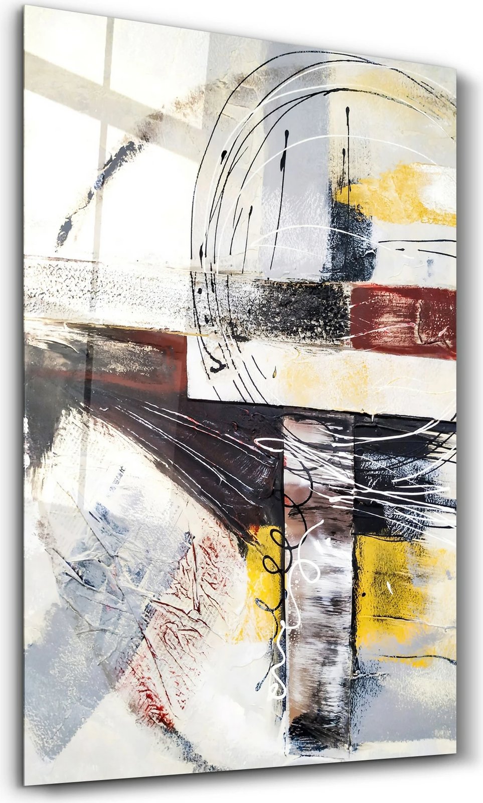 Pikturë dekorative prej xhami të temperuar, Wallity CAM-4080, 46x72cm