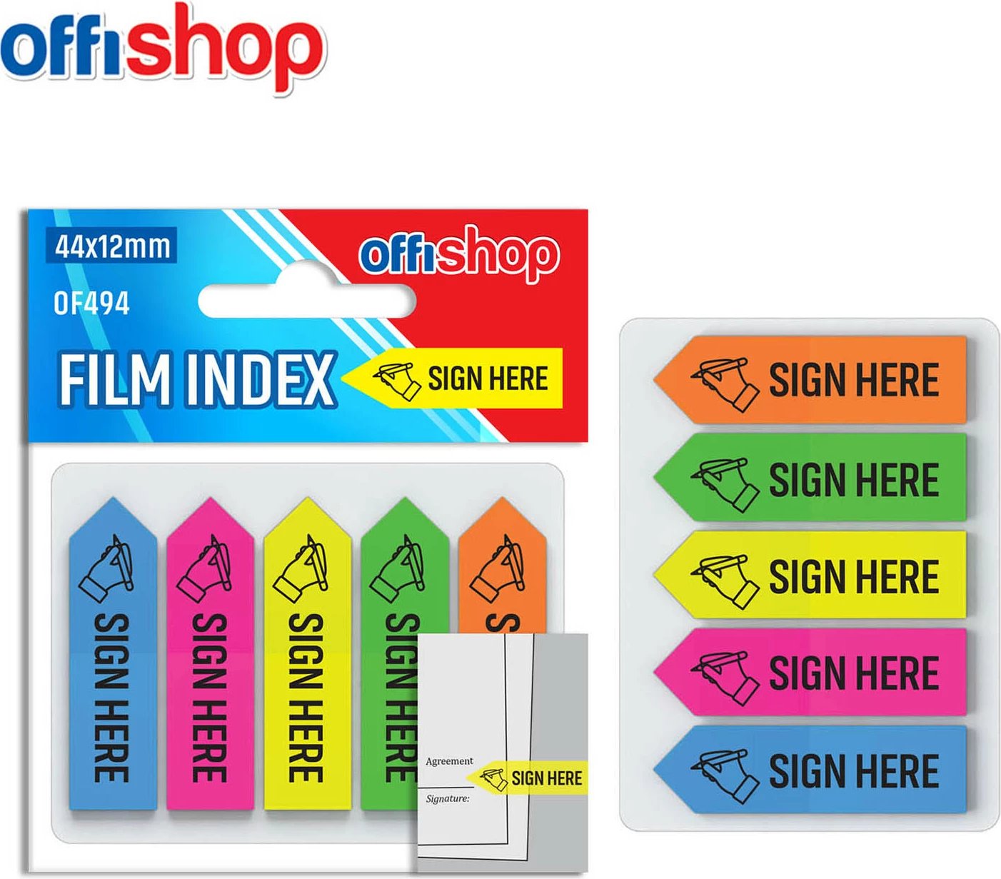 OSH POSTIT SHIGJETE SIGN HERE 1/24 OF494