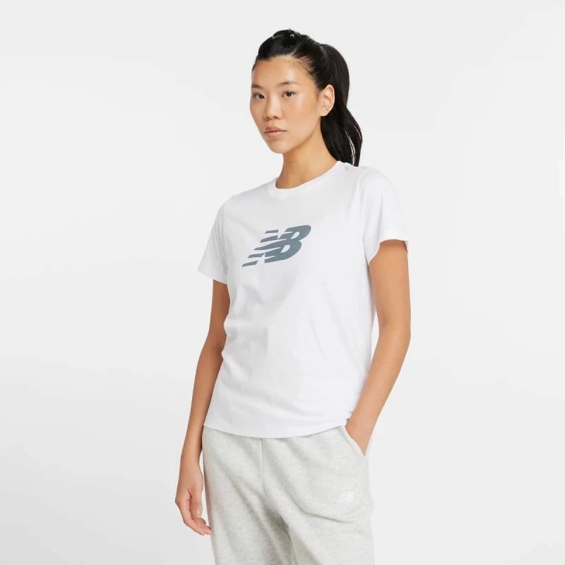 Maicë për femra New Balance, e bardhë