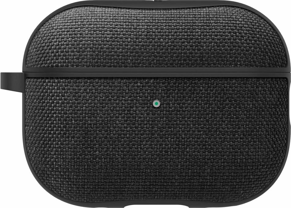 Mbështjellës Spigen Urban Fit për AirPods Pro/Pro 2, me unazë, Zi