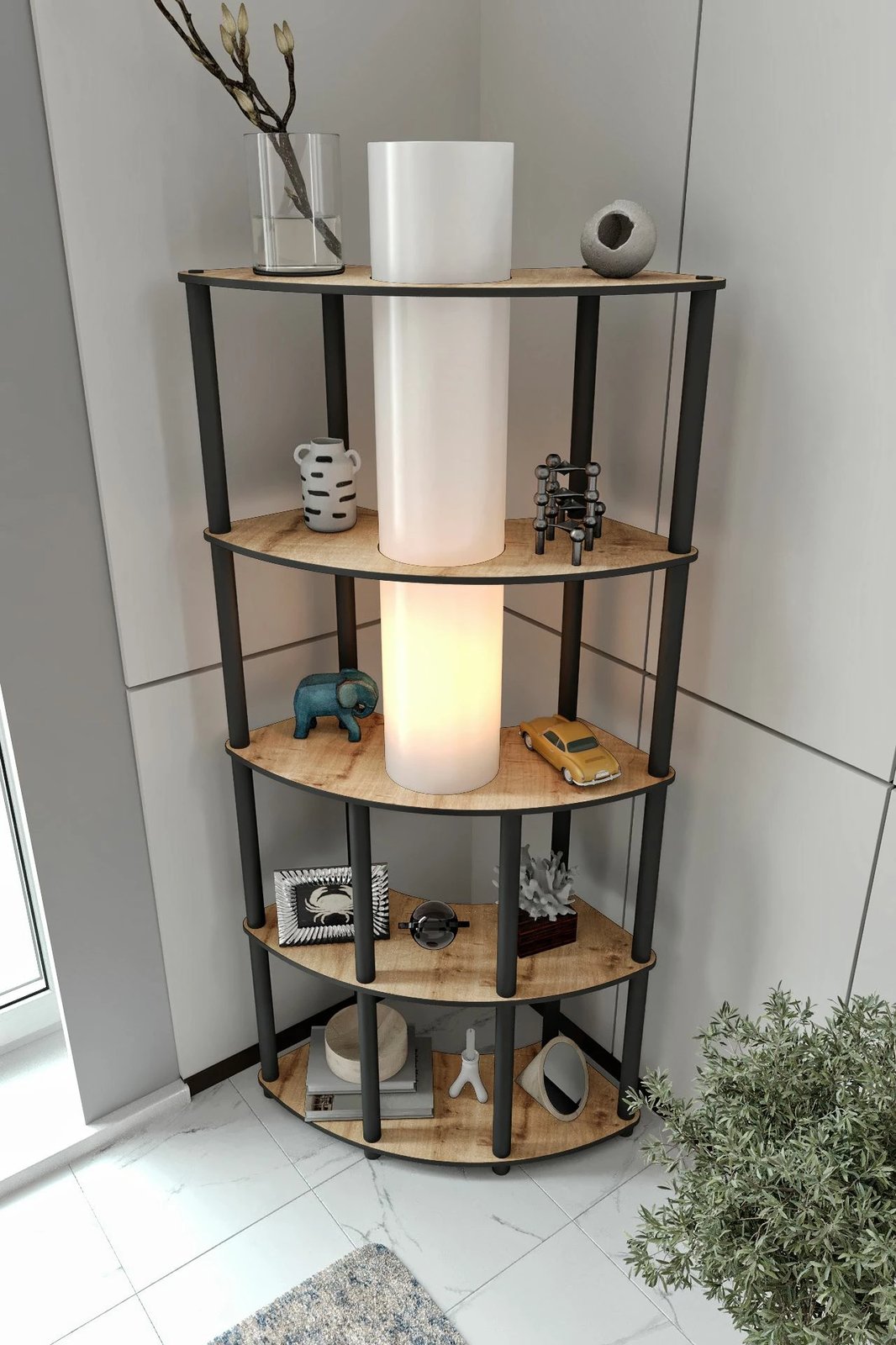 Llambë dyshemeje Opviq, Conrad, ngjyrë lisi