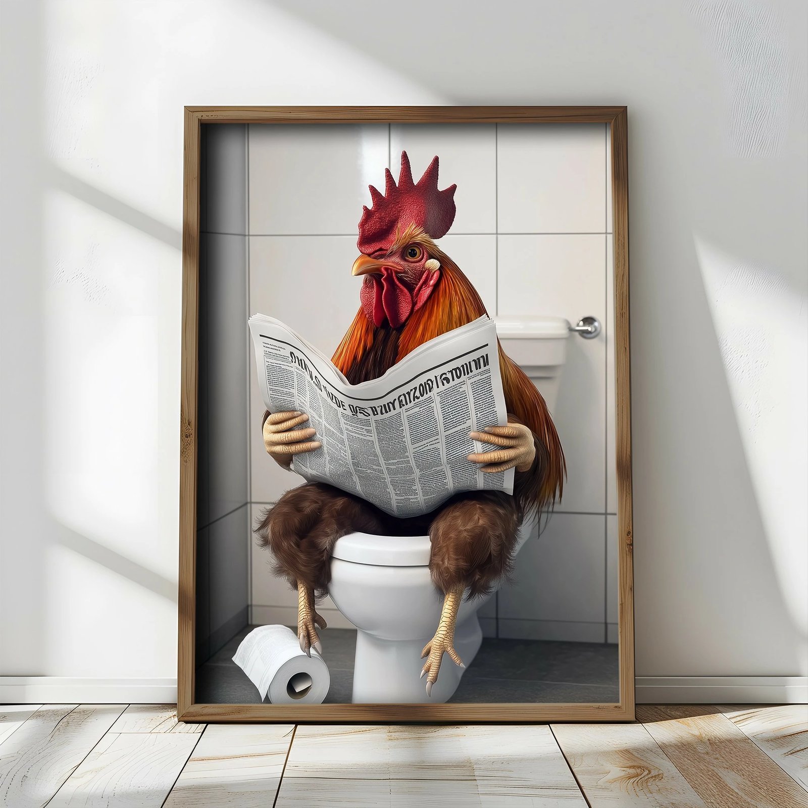 Pikturë dekorative me kornizë MDF, shumëngjyrëshe, Wallity TUN050-L