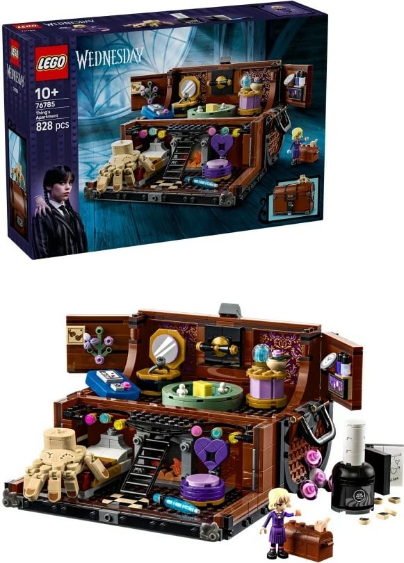 Set LEGO Wednesday Thing's Apartment 828 pjesë 76785 10+