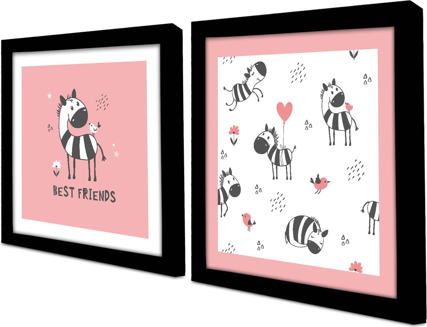 Pikturë dekorative me kornizë MDF (2 copë), Wallity, 2P3333SCT-020