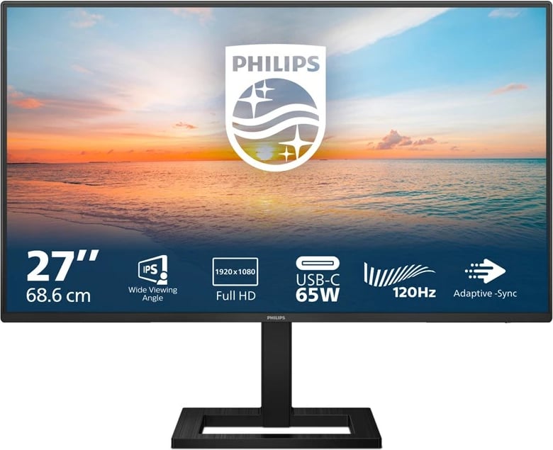 Monitor Philips 27E1N1300AE/00, 27", Full HD, IPS, 120Hz, USB-C, Zi