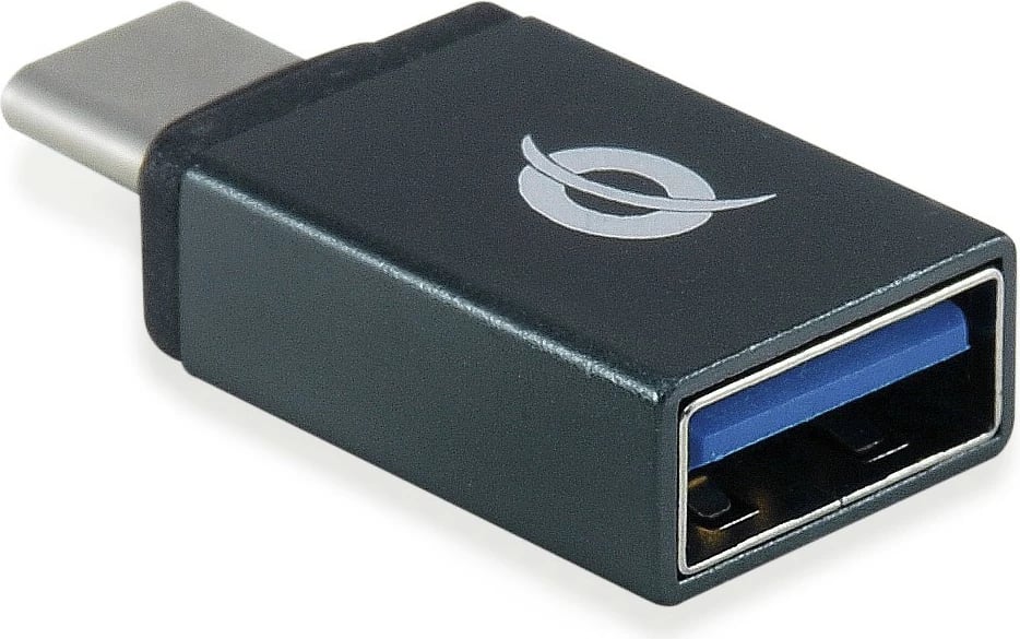 Hub USB 4-portësh Conceptronic, USB-A 3.0/C në 4x USB-A 3.0, i zi