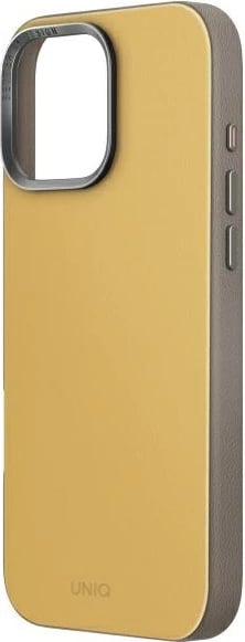 Mbështjellës UNIQ Lyden DS për iPhone 16 Pro 6.3", Magclick, verdhë-gri