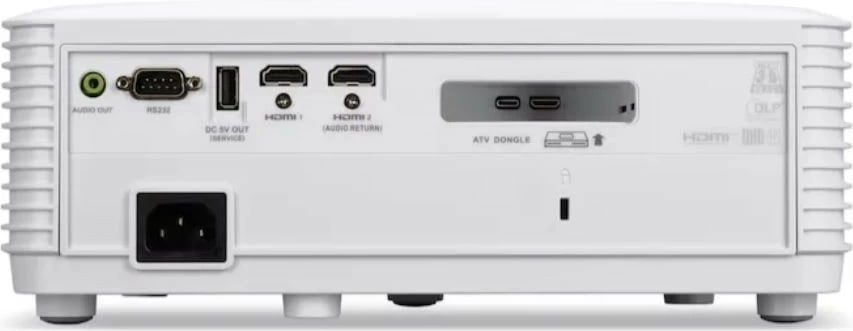 Projektor Acer H6810ATV, 4K UHD, Laser/LED, 4000AL, i bardhë